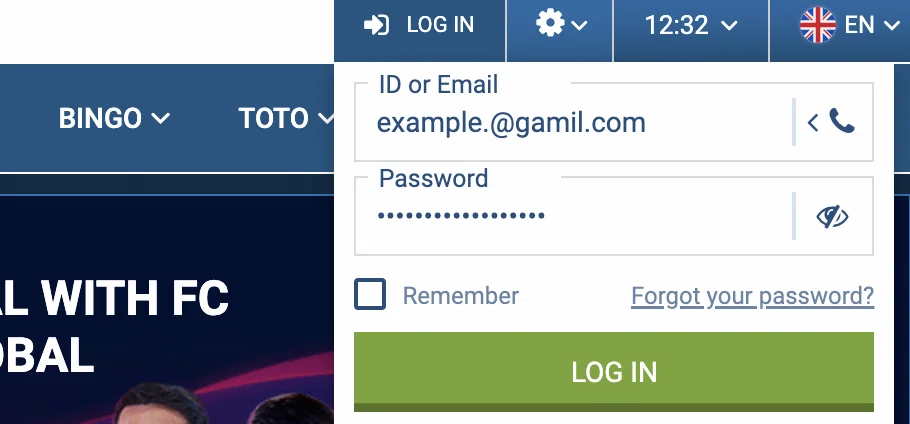 1xbet Login