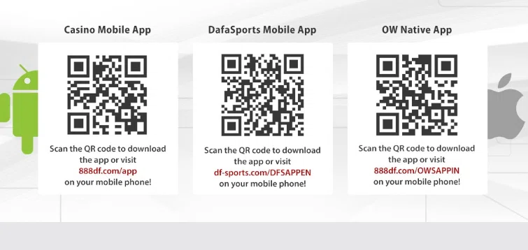 Dafabet app qr-code