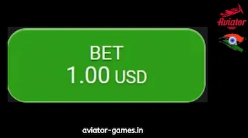 Aviator Bet button