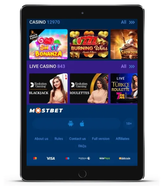 Mostbet app